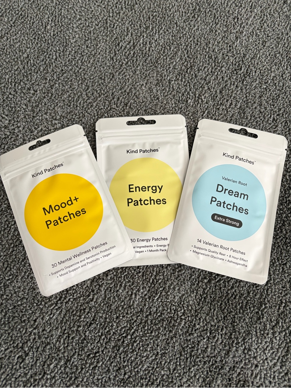 Kind Patches- Mood, Energy and Dream Pack Patches